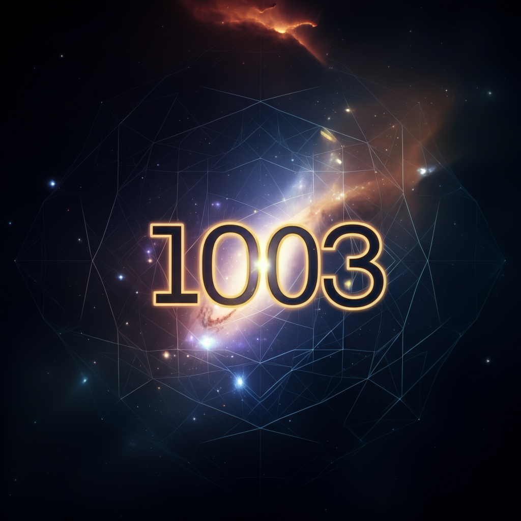 Numerologie 1003 Betekenis (zoals 10:03) ✨