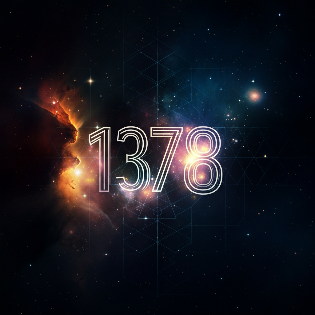 Numerologie 1378 Betekenis ✨