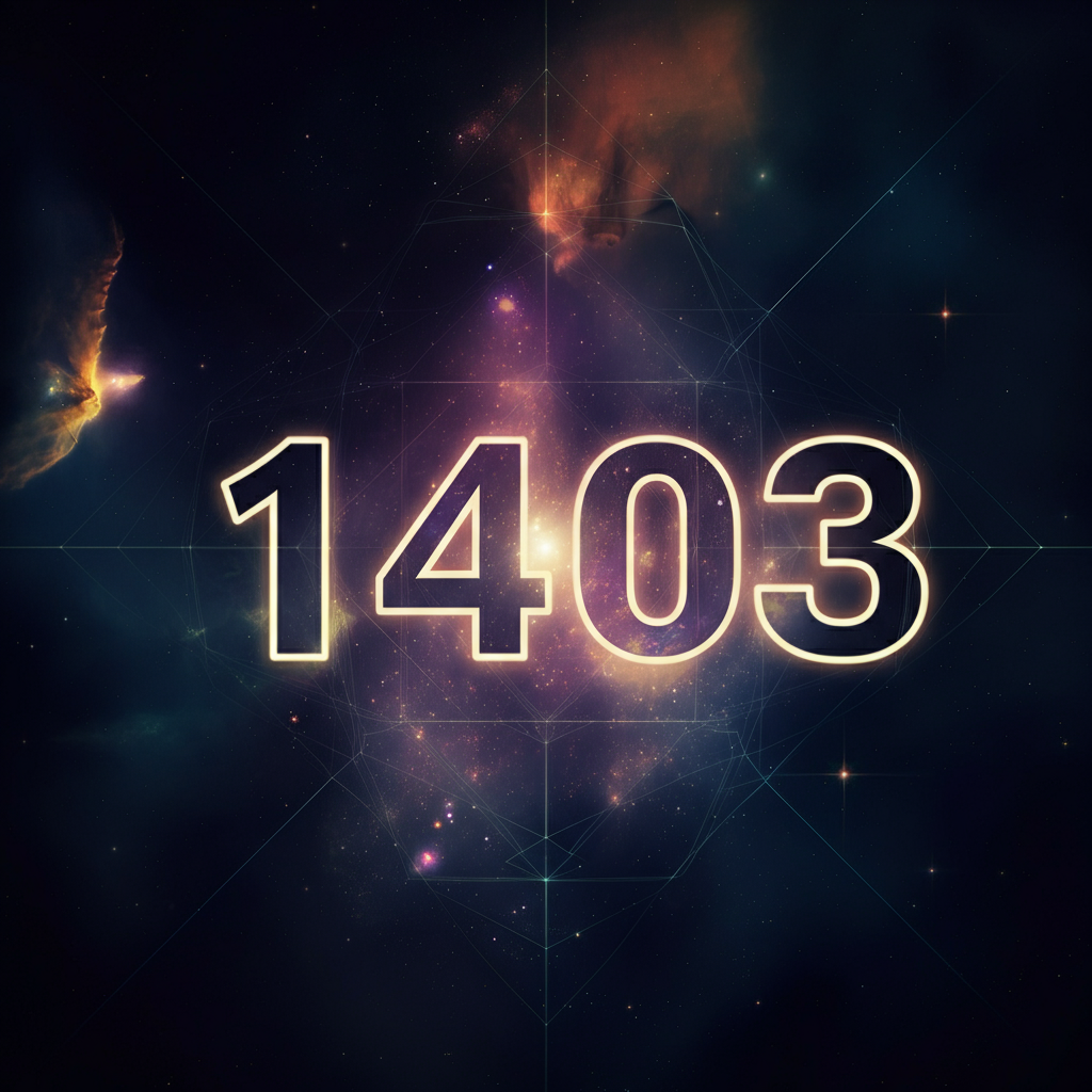 Numerologie 1403 Betekenis (zoals 14:03) ✨