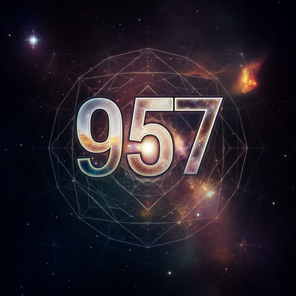 Numerologie 957 Betekenis (zoals 9:57) ✨