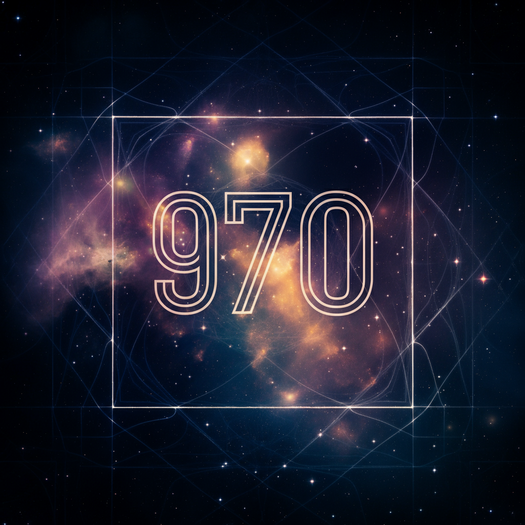 Numerologie 970 Betekenis ✨
