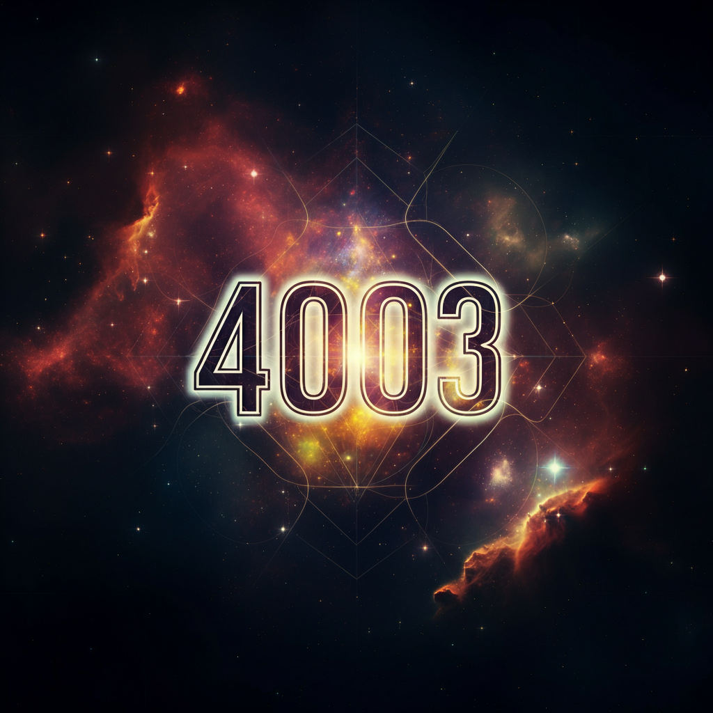 Numerologie 4003 Betekenis ✨