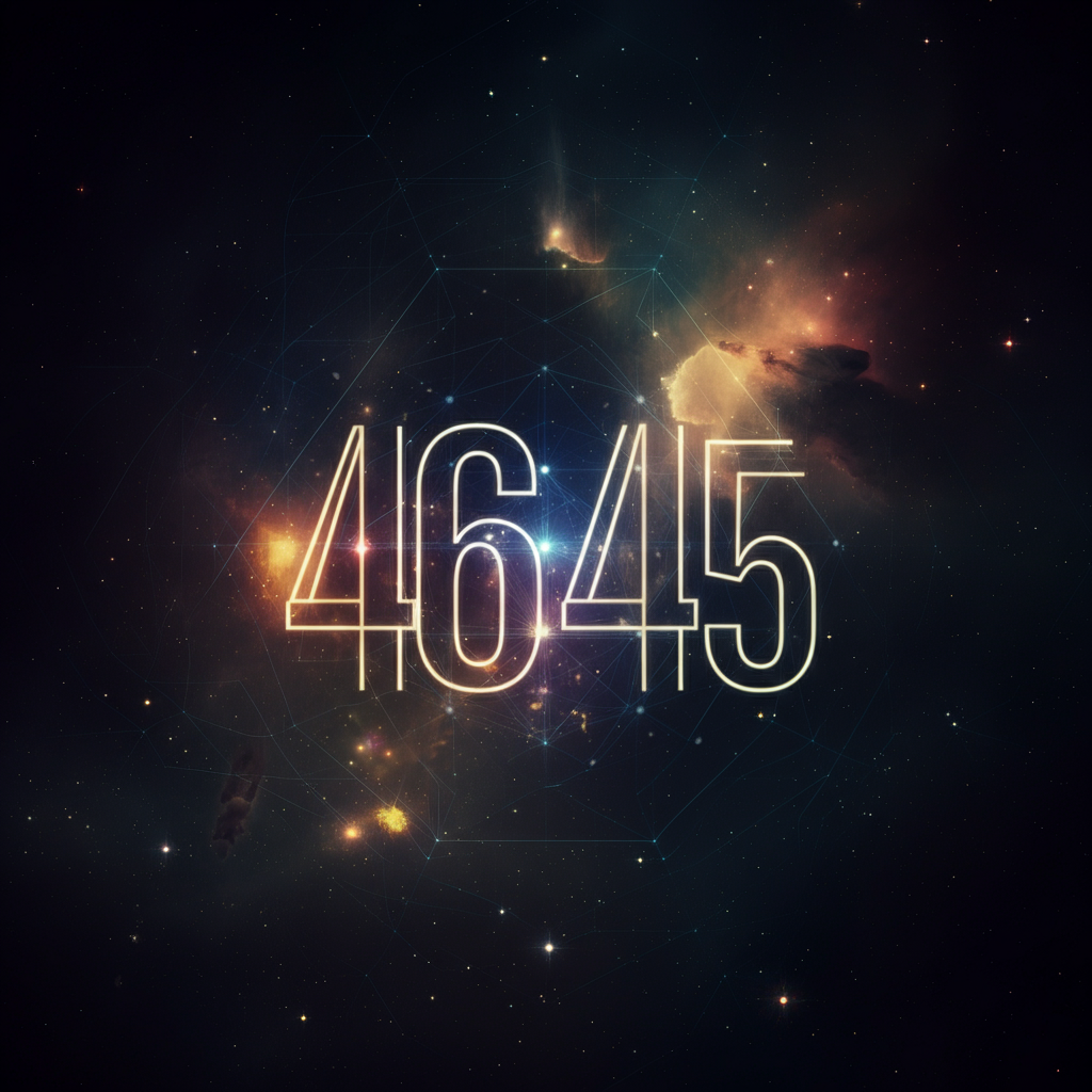 Numerologie 4645 Betekenis ✨