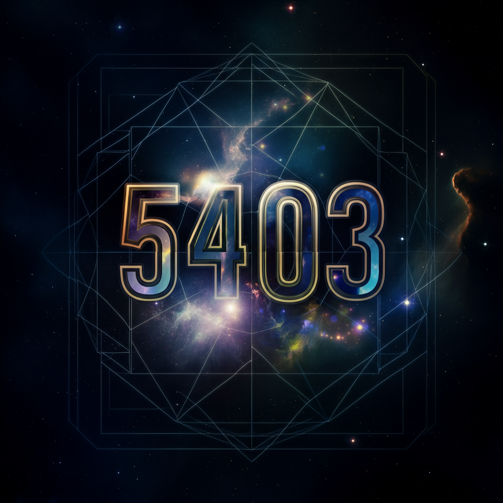 Numerologie 5403 Betekenis ✨